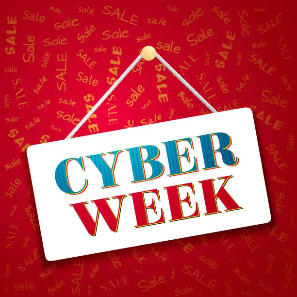 Vector illustration of Cyber Week