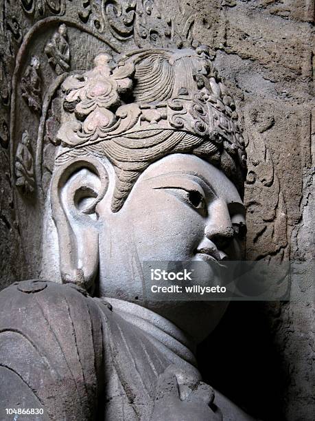 Monaci Statua - Fotografie stock e altre immagini di Grotta di Yungang - Grotta di Yungang, Caverna, Cina