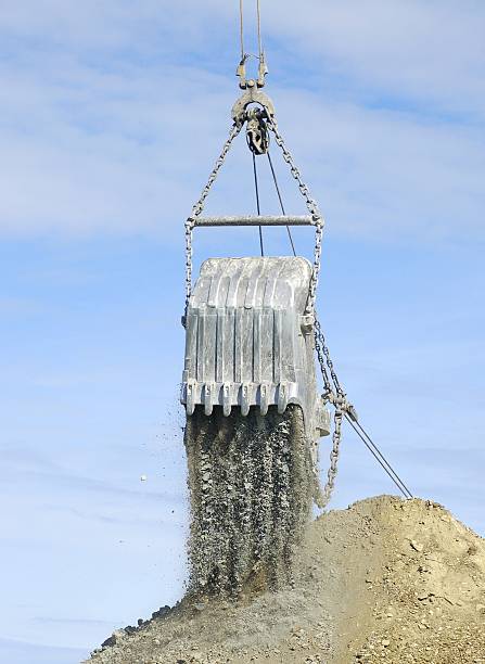 istock Scoop of dragline 104867482
