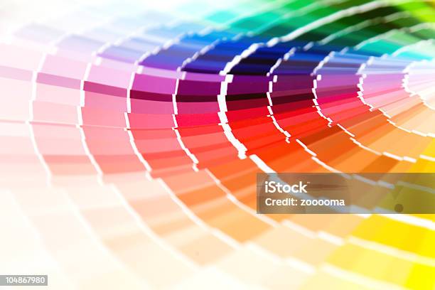 Przewodnik Kolorów - zdjęcia stockowe i więcej obrazów Maszyna drukarska - Maszyna drukarska, Wydrukować, Wzór - Opis
