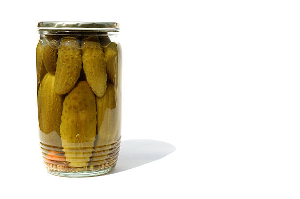 istock Adequate reserves of gherjin isolated on white background 104870400