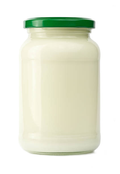 mayonnaise Glass jar of mayonnaise mayonnaise photos stock pictures, royalty-free photos & images