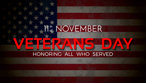 istock Veterans Day. 11th of November. Honoring all who served. 1048715802