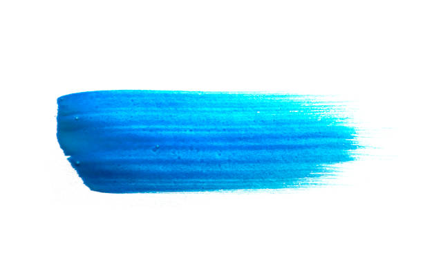 istock Blue color stroke isolated on white background. 1048720394