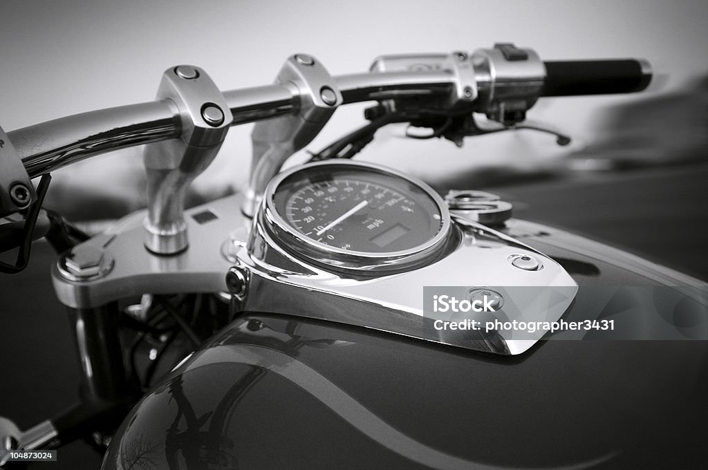Indicatore di Gas per motocicletta - Foto stock royalty-free di Motocicletta