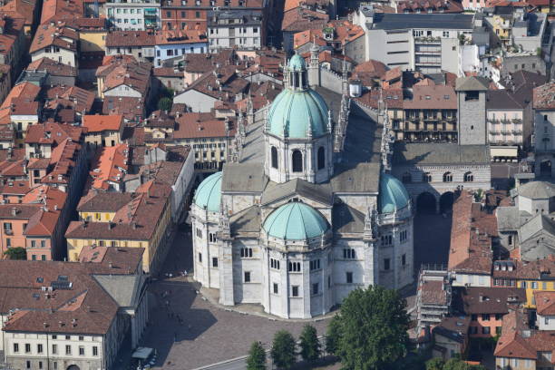istock Aerial view of Duomo in Como 1048730510