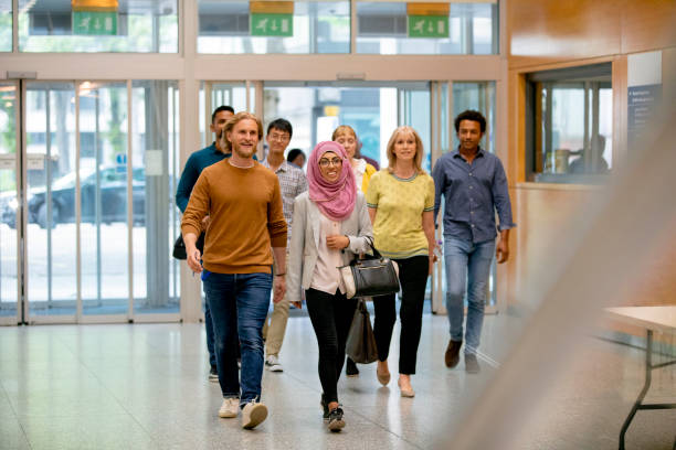 istock Staff and Students Arriving at University 1048730874