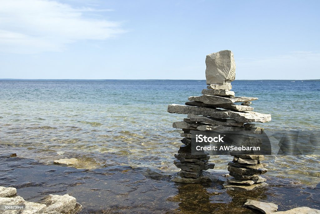 Inukshuk - Photo de Nunavut libre de droits