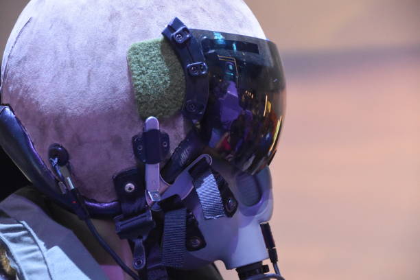 istock Helmet of a fighter pilot 1048746588