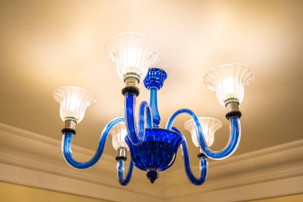 istock Beautiful luxury electric ceiling light lamp decoration 1048750598