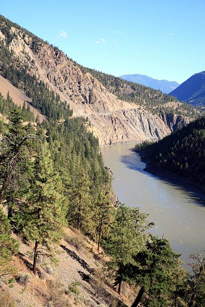 istock Fraser Canyon at Big Slide north of Lytton, BC, Canada. 104875480