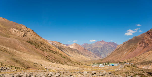 istock Valley with houses in the Andes 1048764854