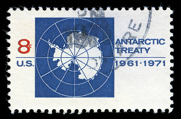 istock Antarctic Treaty 8 cent US Stamp 1961 to 1971 104877222