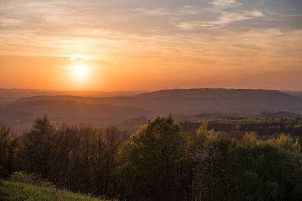 istock The ladscape at sunset in Germany 1048779168