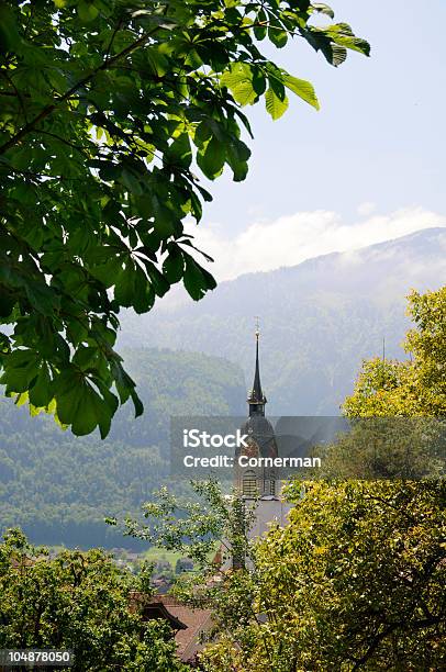 Swiss Church Tower Stock Photo - Download Image Now - Architecture, Built Structure, Church