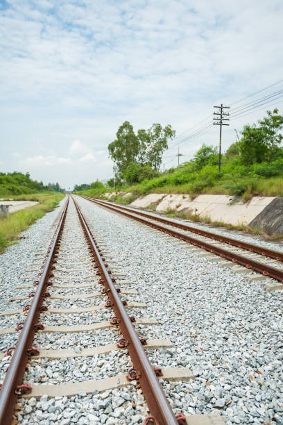 istock Along the railway in Chonburi province, Thailand 1048783834