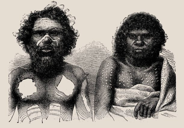 ilustrações, clipart, desenhos animados e ícones de os australianos aborígene - aboriginal art australia indigenous culture