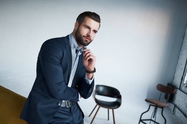 istock Studio photo of young stylish bearded man 1048791784