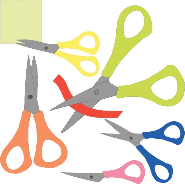 Scissors (Vector) vector art illustration