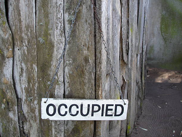 Occupied stock photo