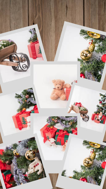 istock Collage of Christmas tree eco friendly ornaments 1048800360