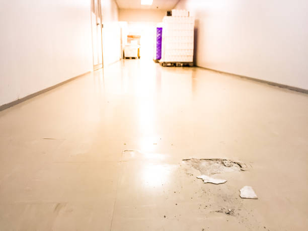 istock cracked floor in factory,dilapidated building,broken corridor 1048802888