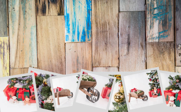 istock Collage of christmas tree eco friendly ornaments 1048803898