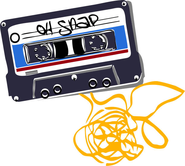 Oh Snap Stock Illustration - Download Image Now - Audio Cassette