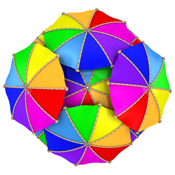 istock The sphere is made up of umbrellas 1048817732