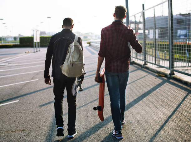 istock Teenager boy with a skateboard 1048821450