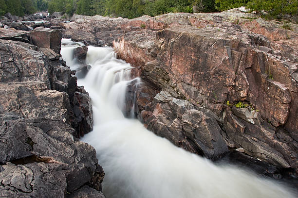 istock Waterfalls in rock, Sand River, Lake Superior 104883151
