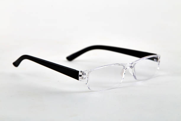 istock Black Eye Glasses Isolated on White backgroub 1048835740