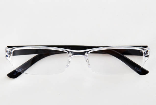 istock Black Eye Glasses Isolated on White backgroub 1048835814