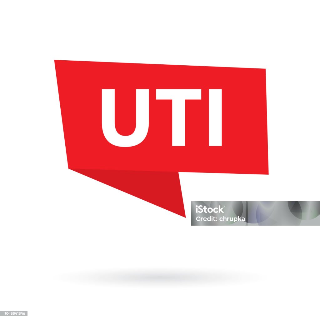 Uti Sticker Uti Acronym On A Sticker Stock Illustration - Download Image Now ...