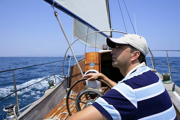 istock Adult male sailor 104885486