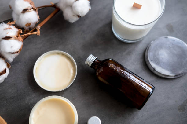 istock Natural spa cosmetic products flatlay 1048856056