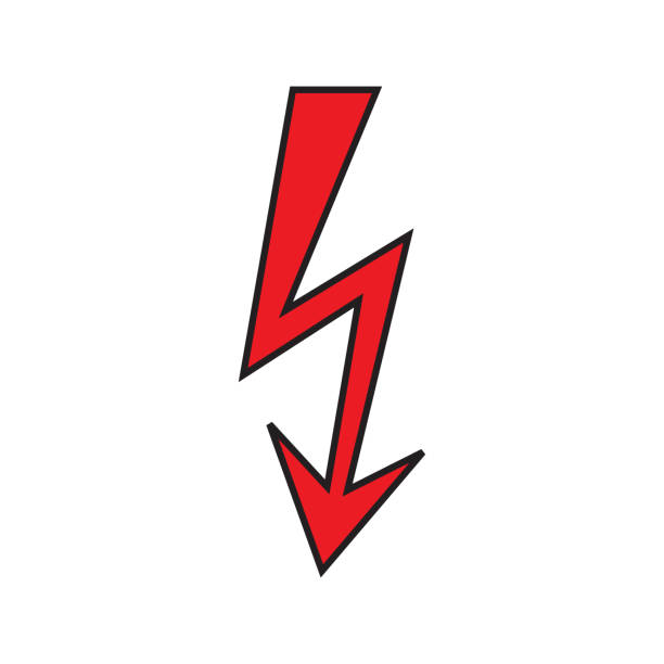 illustrazioni stock, clip art, cartoni animati e icone di tendenza di icona di lightning - allegory painting flash
