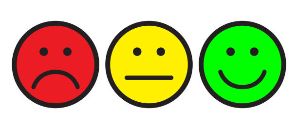 赤、黄、緑のスマイリー - 赤信号点のイラスト素材／クリップアート素材／マンガ素材／アイコン素材