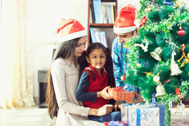 istock Indian family celebrating Christmas 1048860602