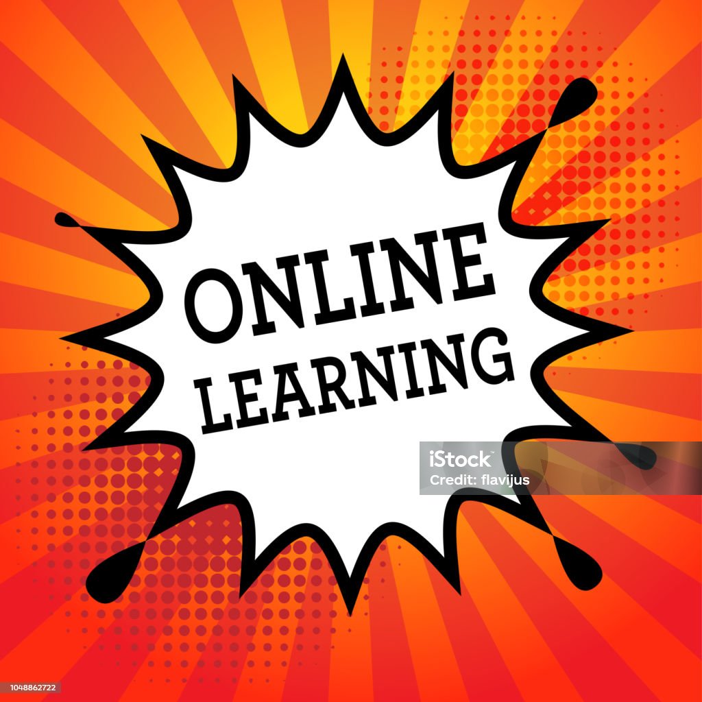Learn Comic Text Comic Explosion With Text Online Learning Stock Illustration - Download ...