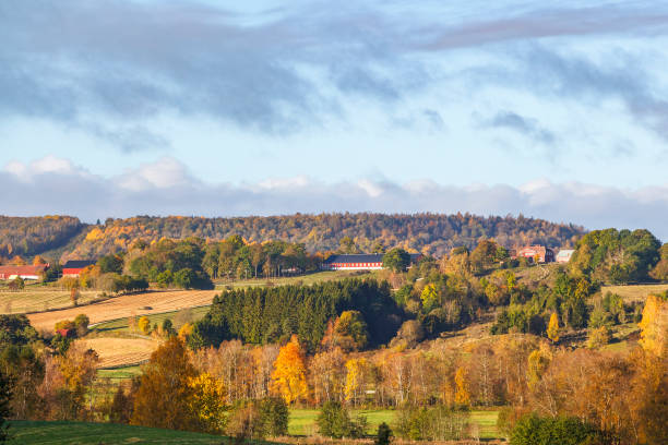 istock Rural landscape view at autumn 1048886262