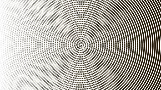 Abstract background of the lines of different thickness, twisted into a spiral. Abstract background of the lines of different thickness, twisted into a spiral. Vector illustration gyration stock illustrations