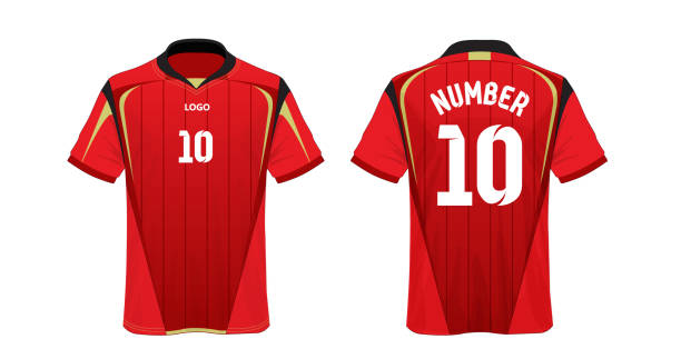 istock Soccer jersey template.sport t-shirt design. 1048890288