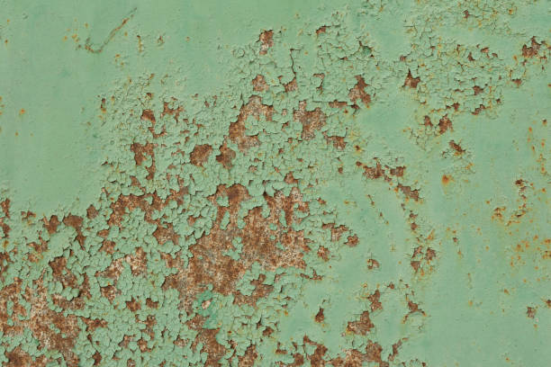 istock Metal texture with scratches and cracks 1048895316