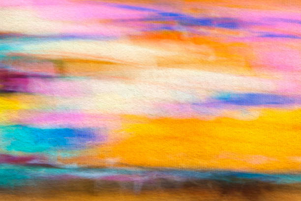 istock Abstract painted colored art background, pastel and watercolor 1048896334