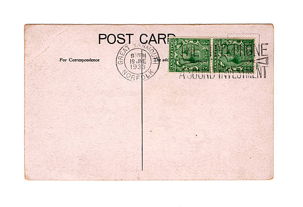 Old British postcard - King George V, 1933