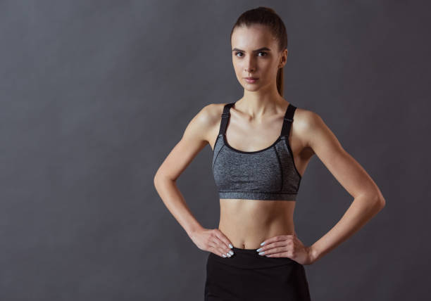 istock Beautiful young sportswoman 1048921452