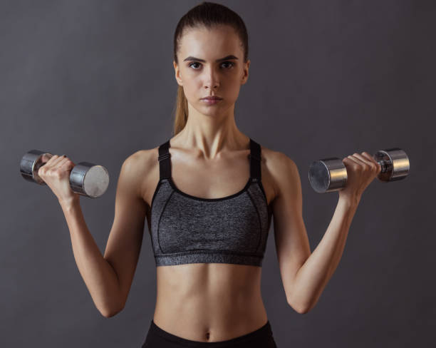istock Beautiful young sportswoman 1048921514