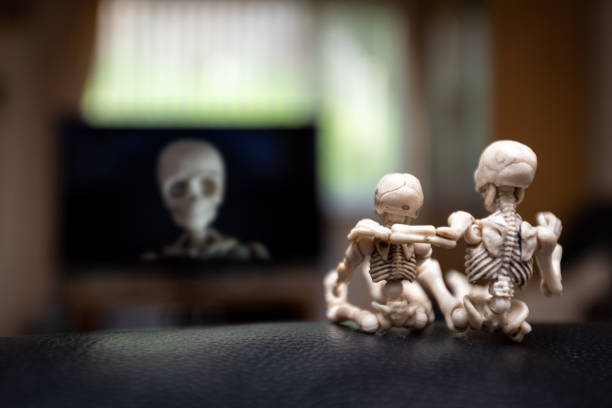 Pile of skulls and bones