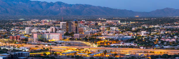 istock Tucson Skyline Panorama at Dusk 1048932164